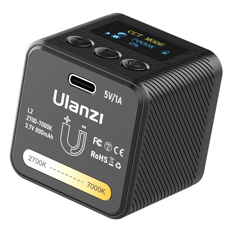 Ulanzi L2  ÷ COB ̴  Ʈ    2700K-7000K ī޶ Ʈ CRI 95 + DSLR ī޶ Gopro  LED  